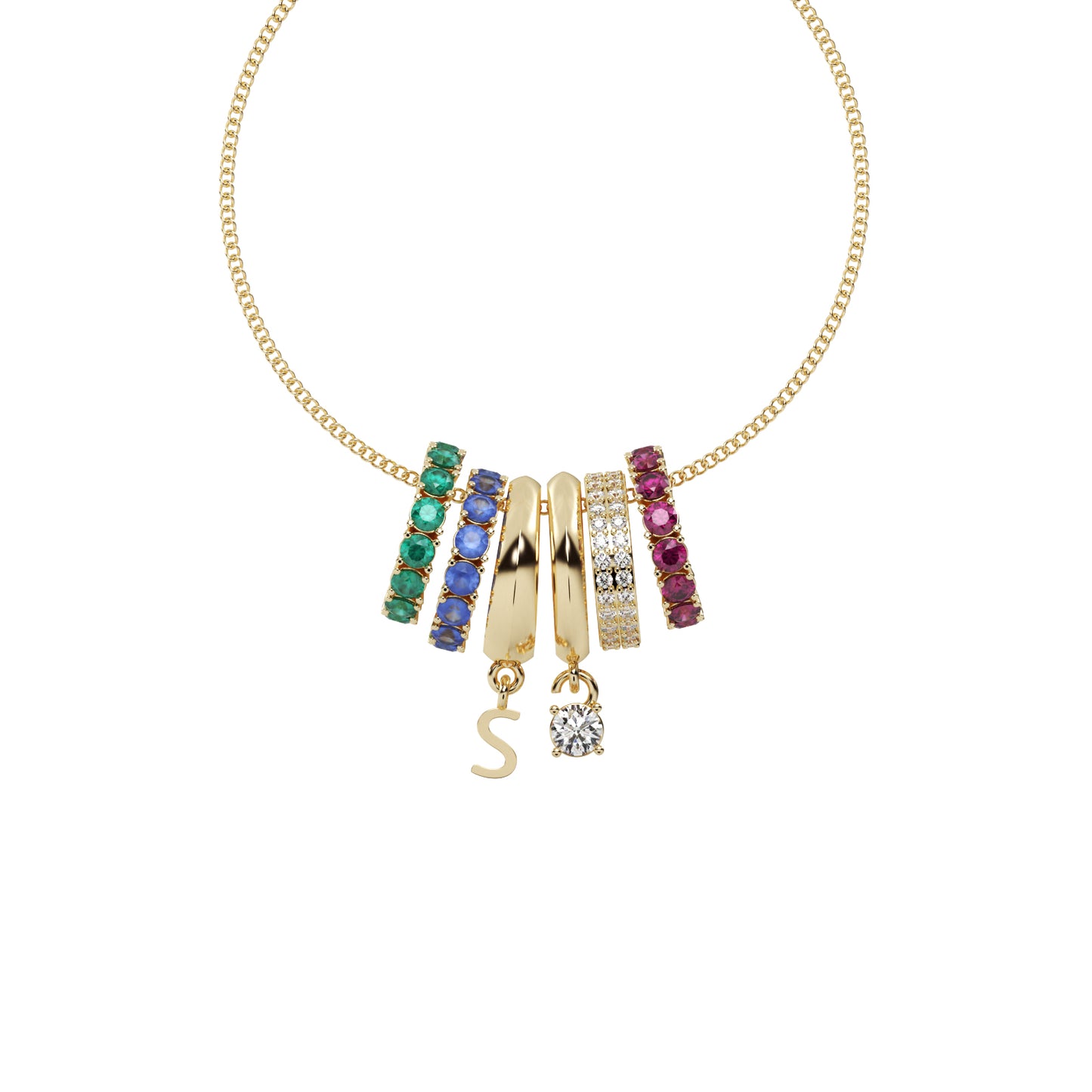 Prism bloom pendant-S