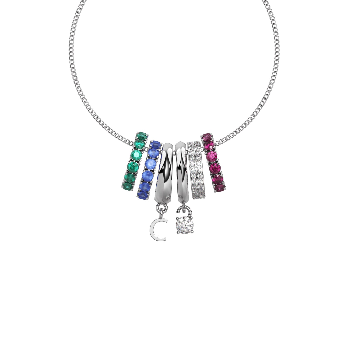 Prism bloom pendant-C