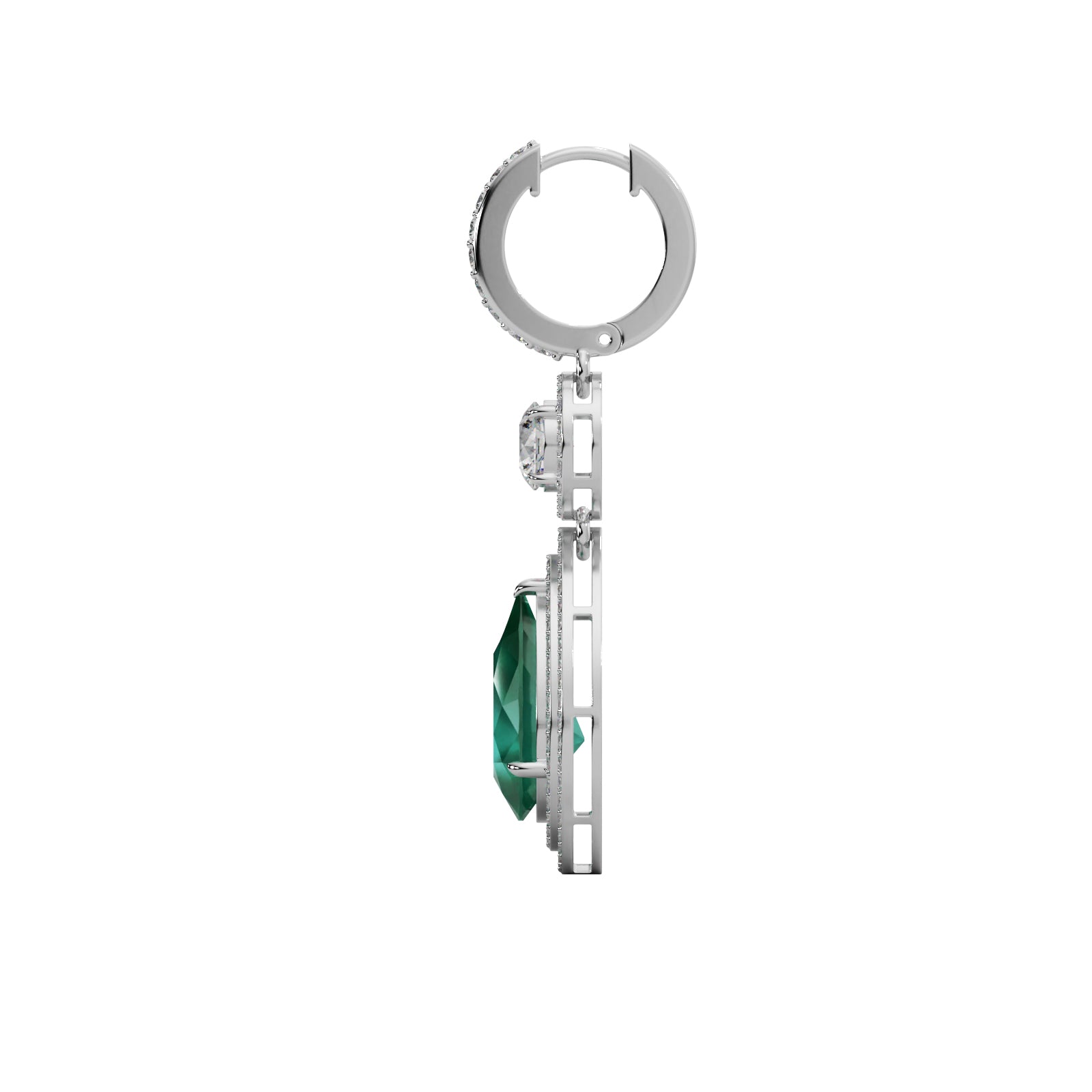 Emerald grove earrings