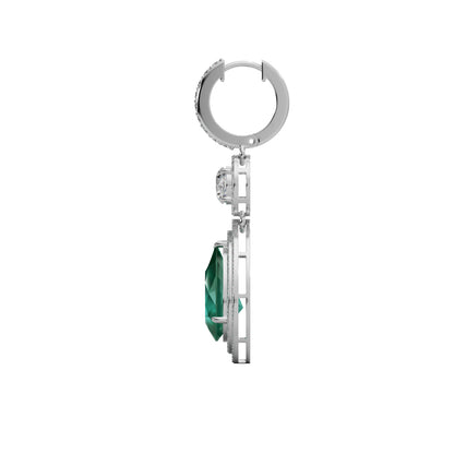 Emerald grove earrings