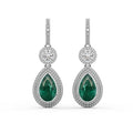 Emerald grove earrings
