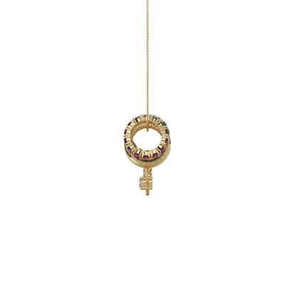 Prism bloom pendant-C