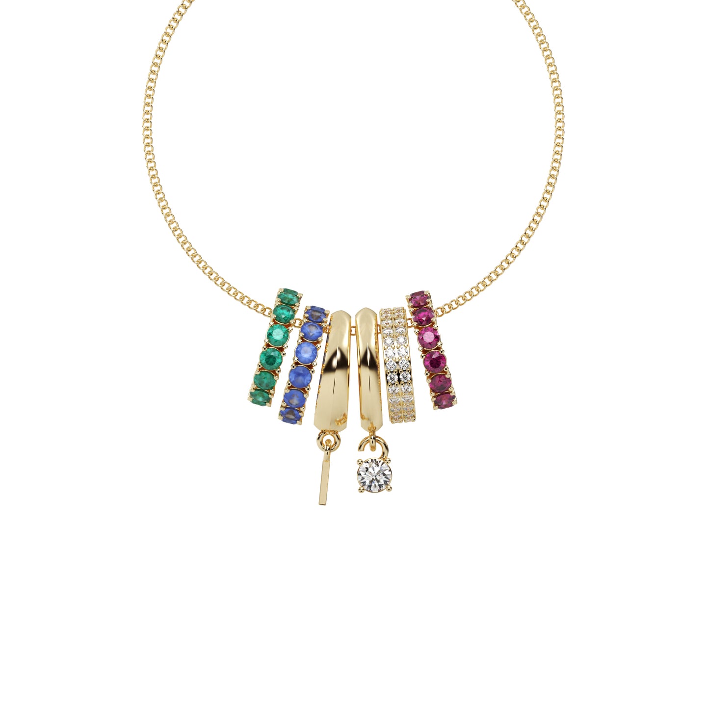 Prism bloom pendant-I