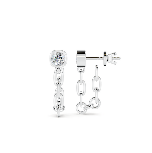Diamond Cluster Earrings WSE261
