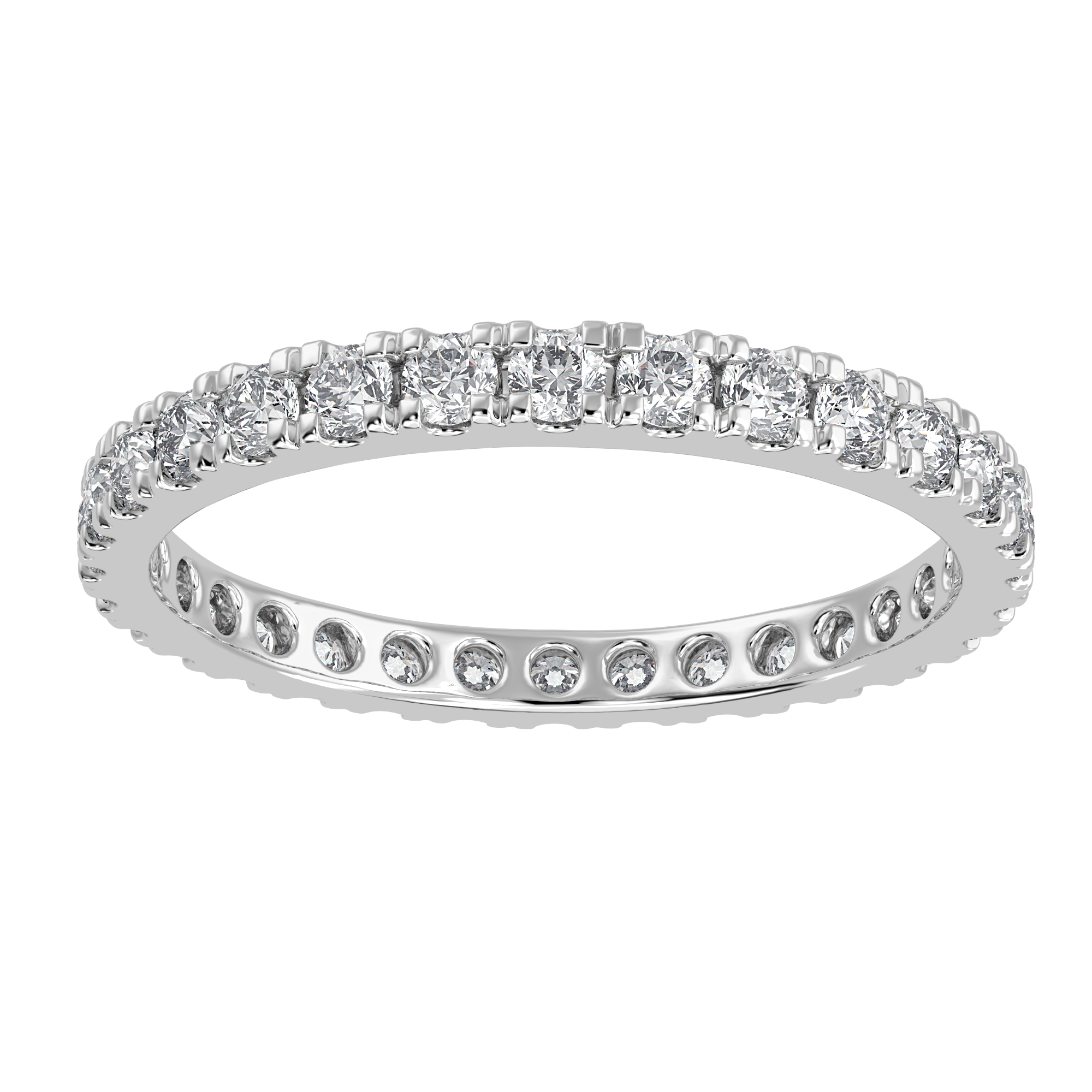 Facet Eternity Band