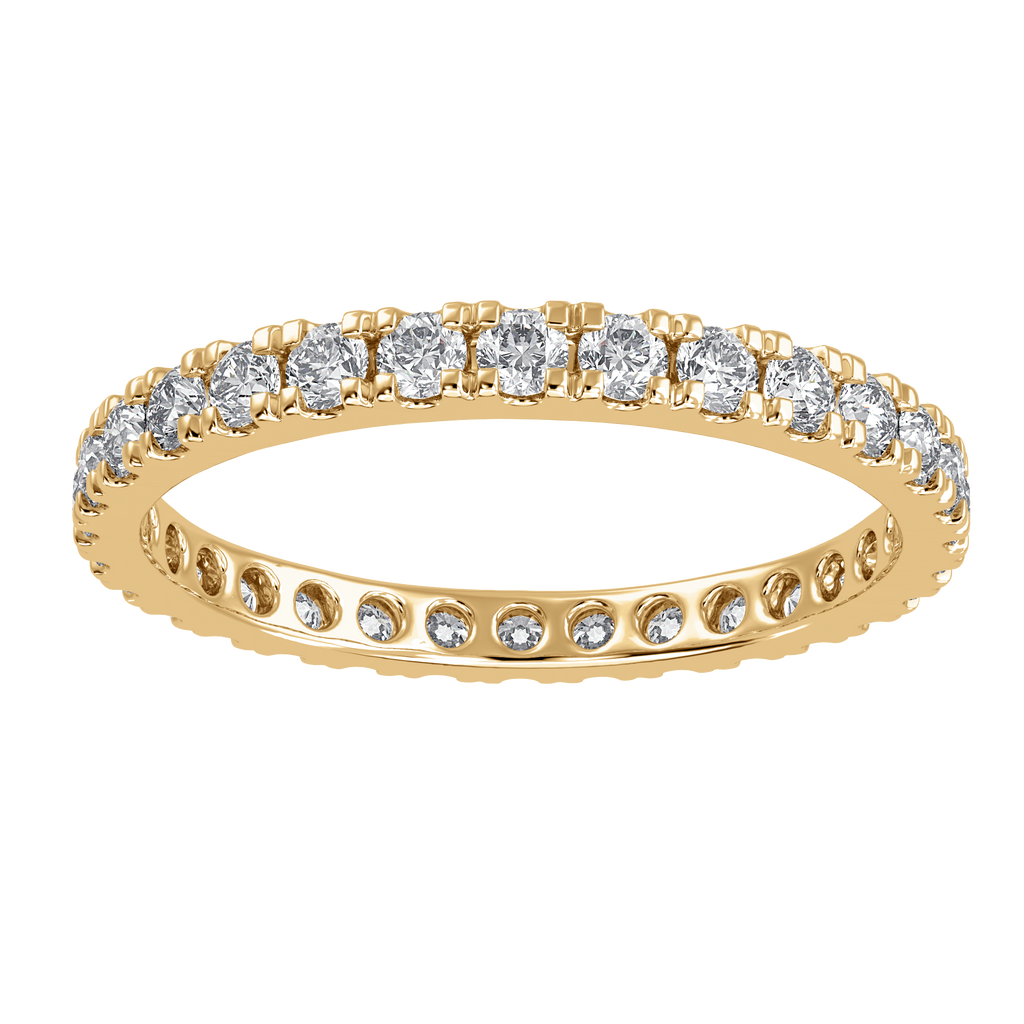 Facet Eternity Band