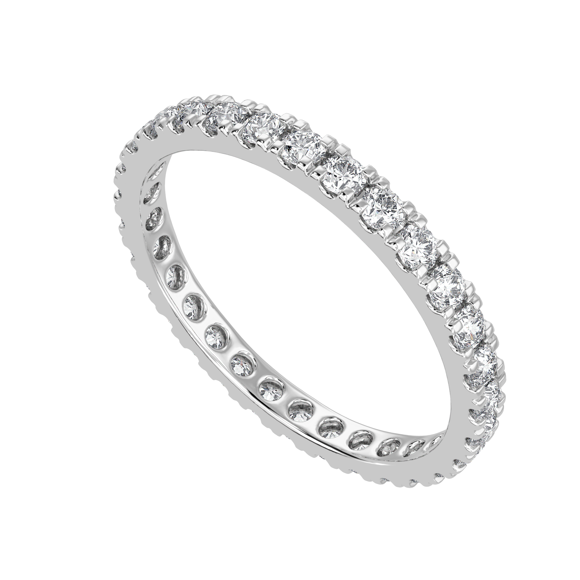 Facet Eternity Band