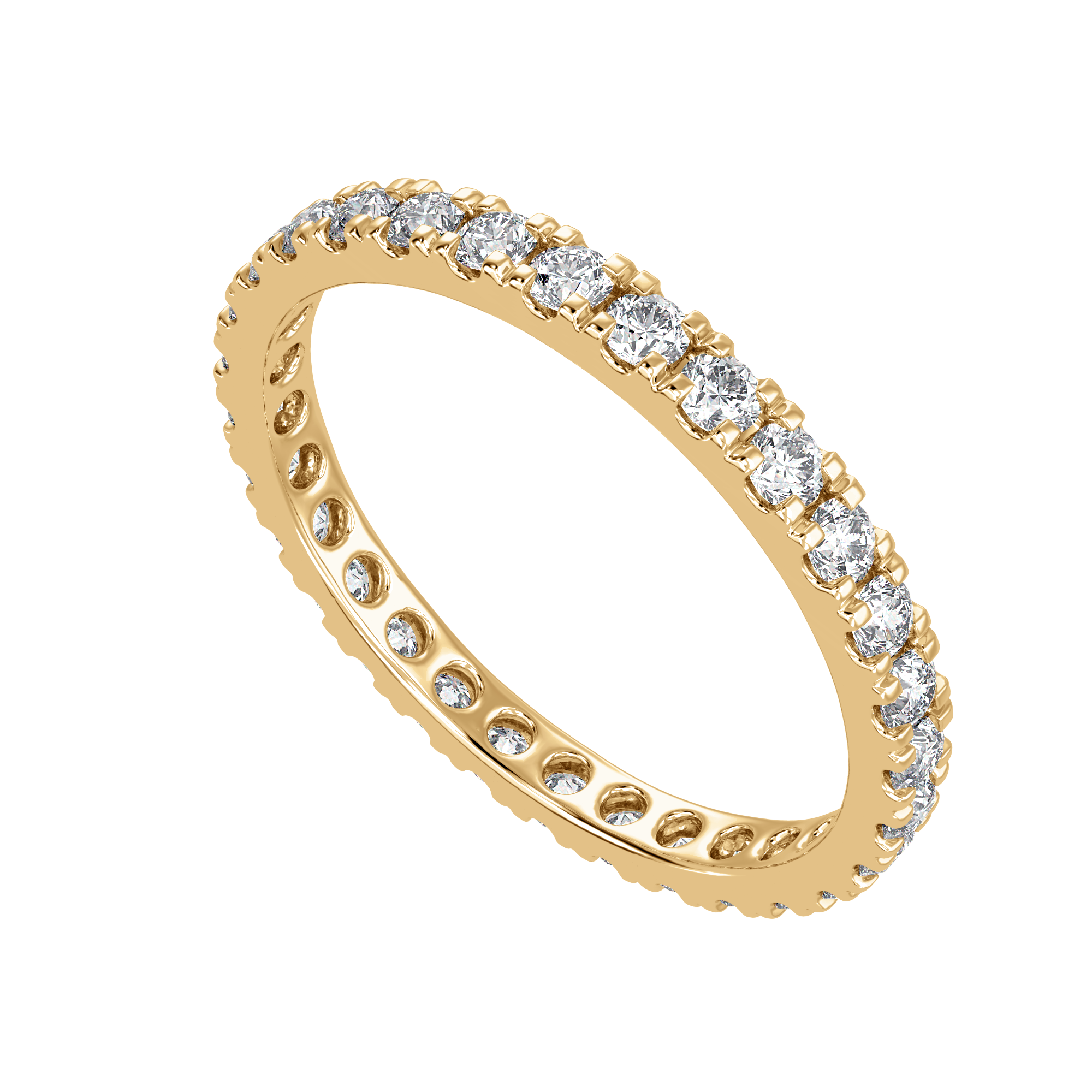Facet Eternity Band