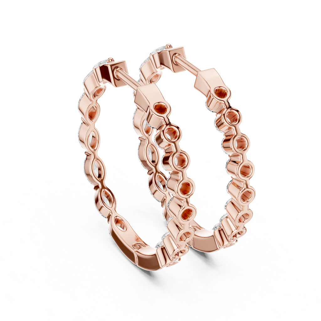 Classic Marquise Hoops