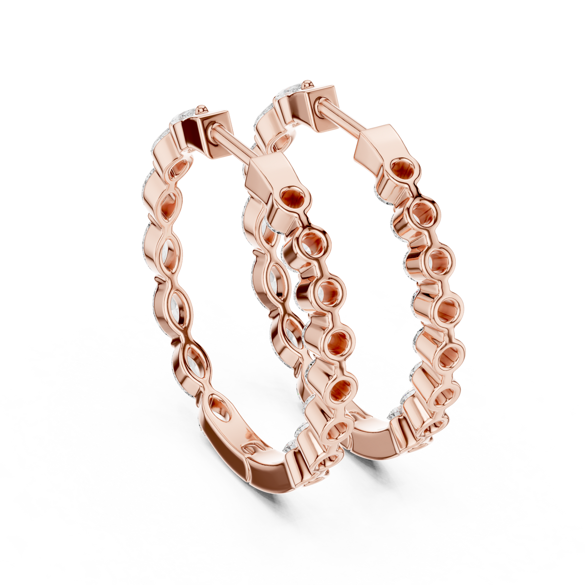 Classic Marquise Hoops