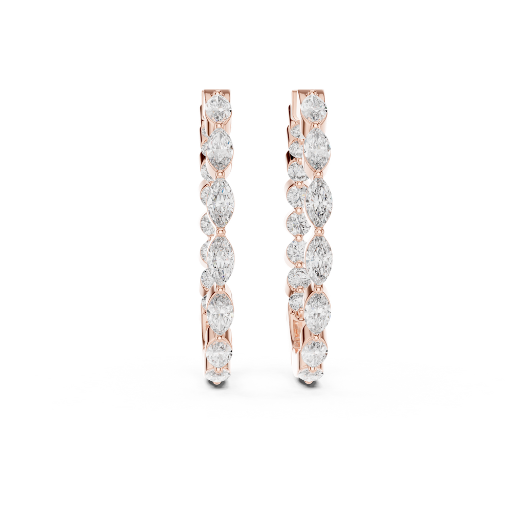 Classic Marquise Hoops