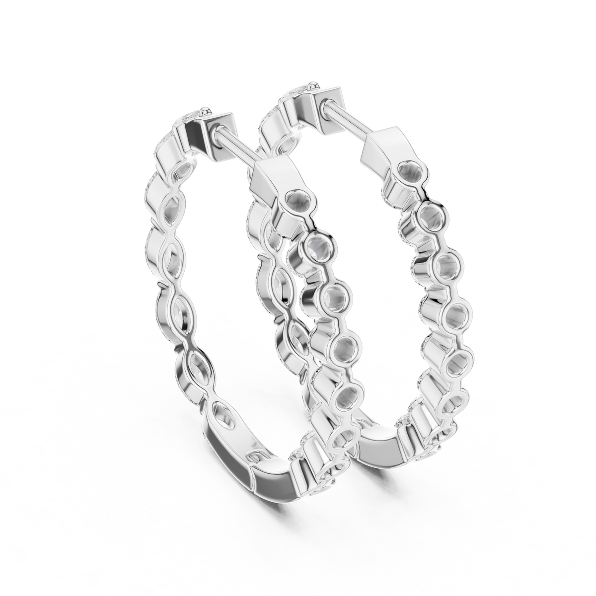 Classic Marquise Hoops
