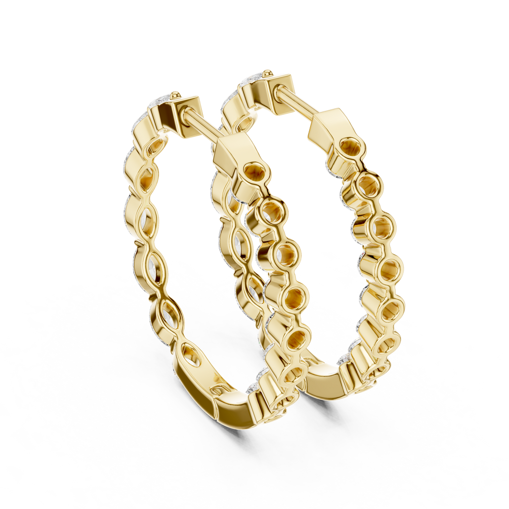 Classic Marquise Hoops