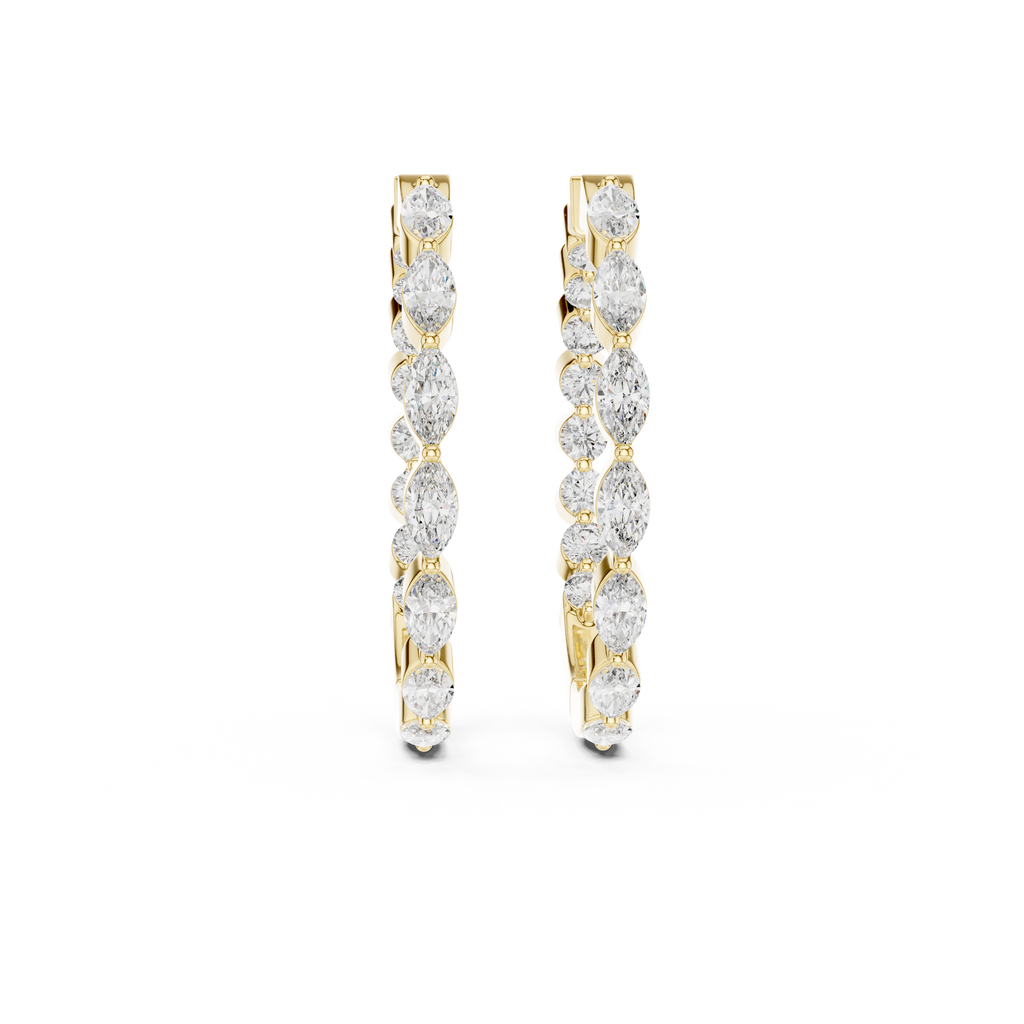 Classic Marquise Hoops