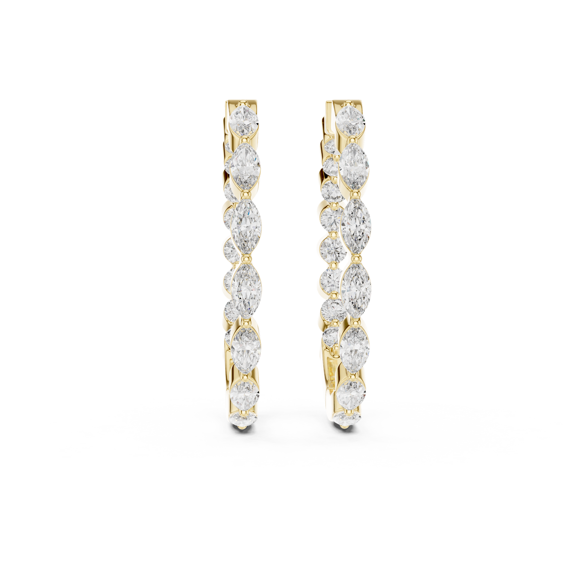 Classic Marquise Hoops