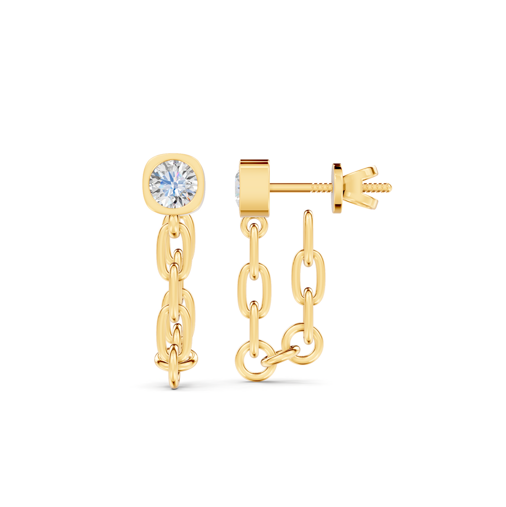 Diamond Cluster Earrings WSE261
