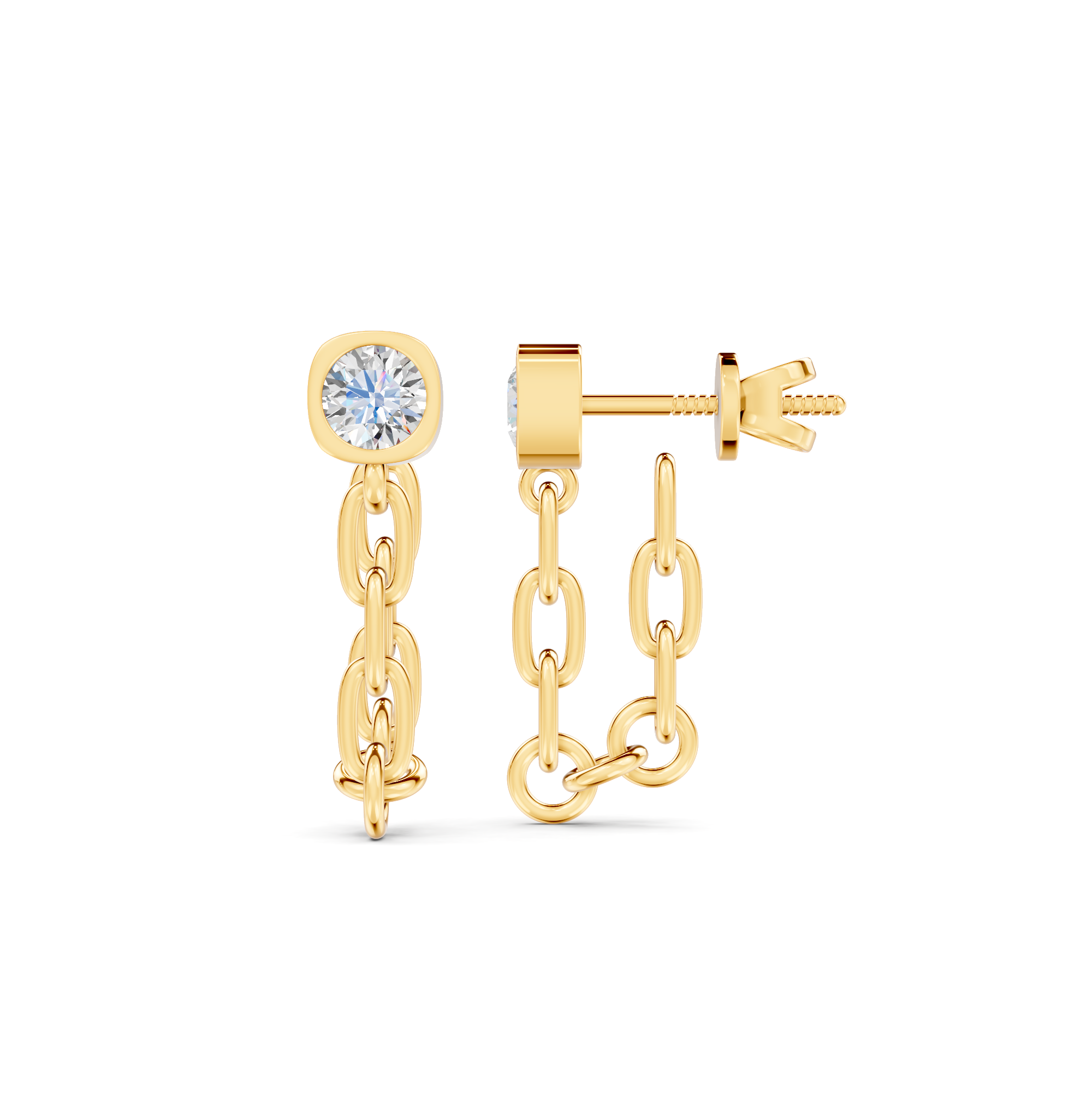 Diamond Cluster Earrings WSE261