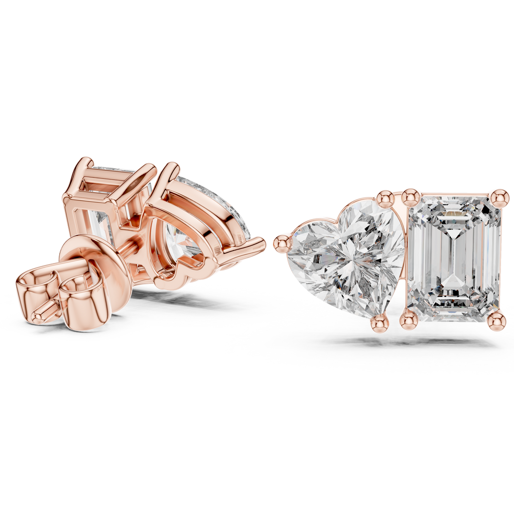 Prism Heart Studs