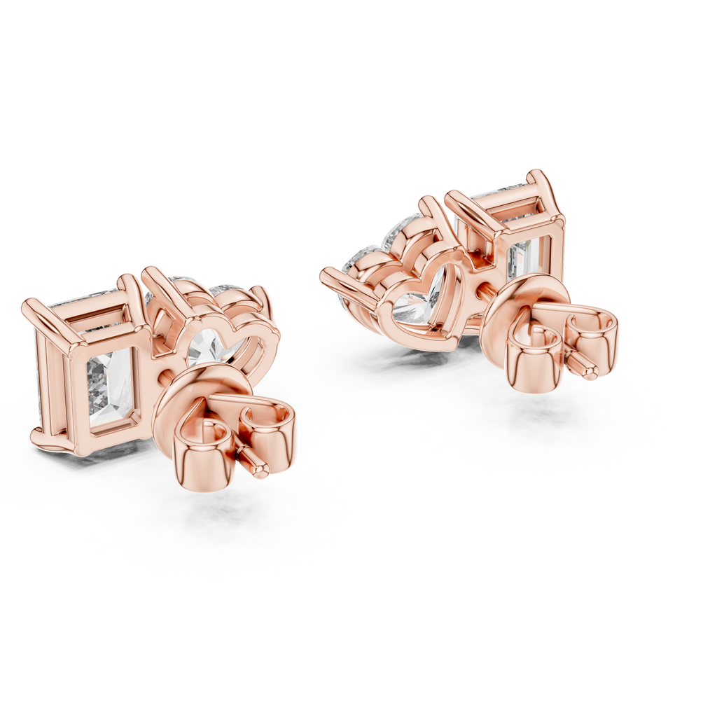 Prism Heart Studs
