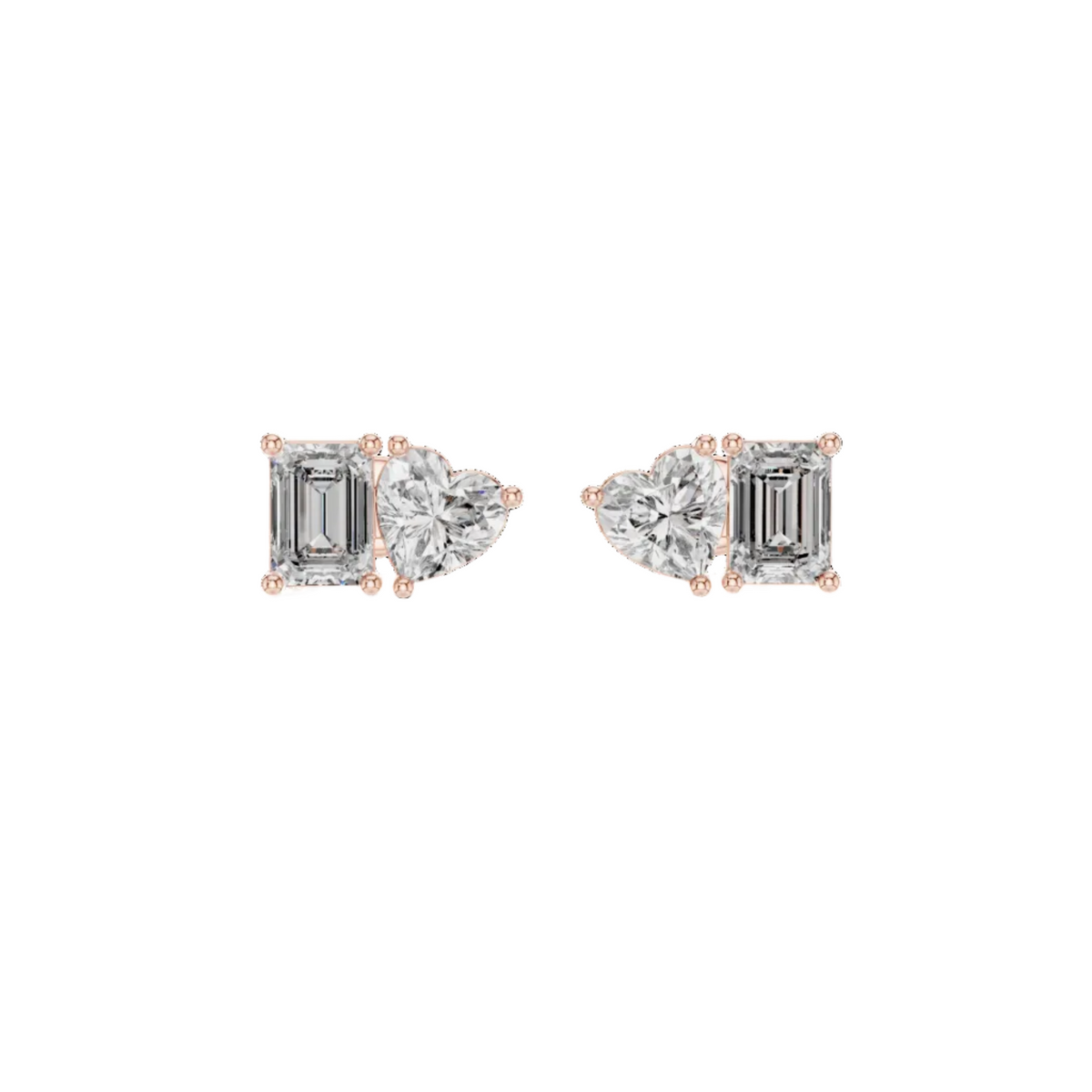 Prism Heart Studs