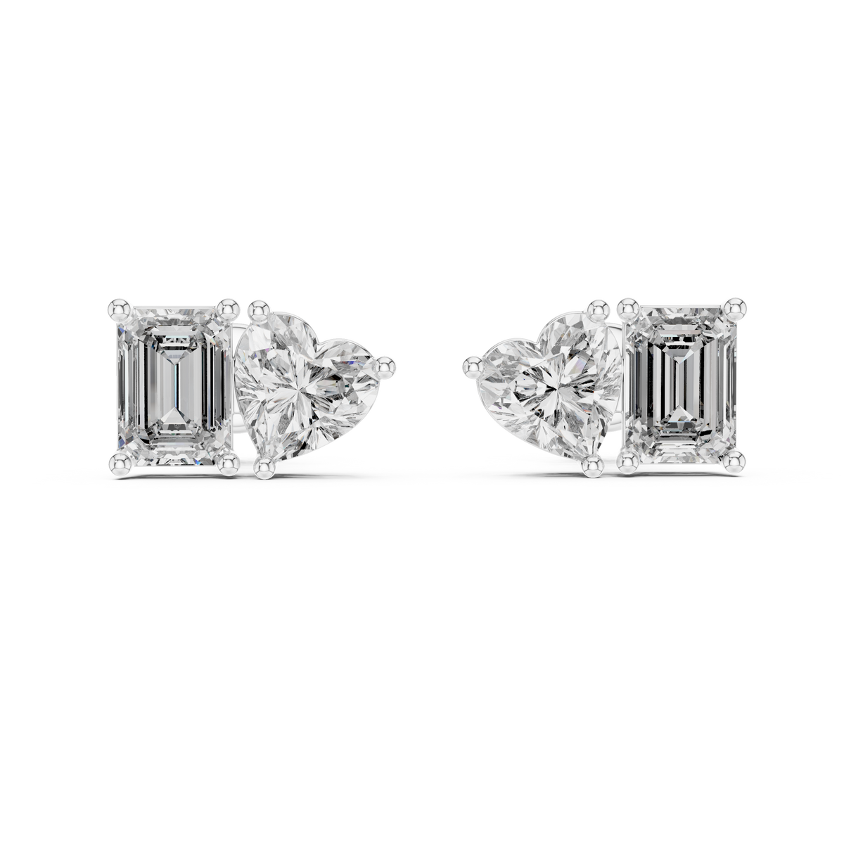 Prism Heart Studs