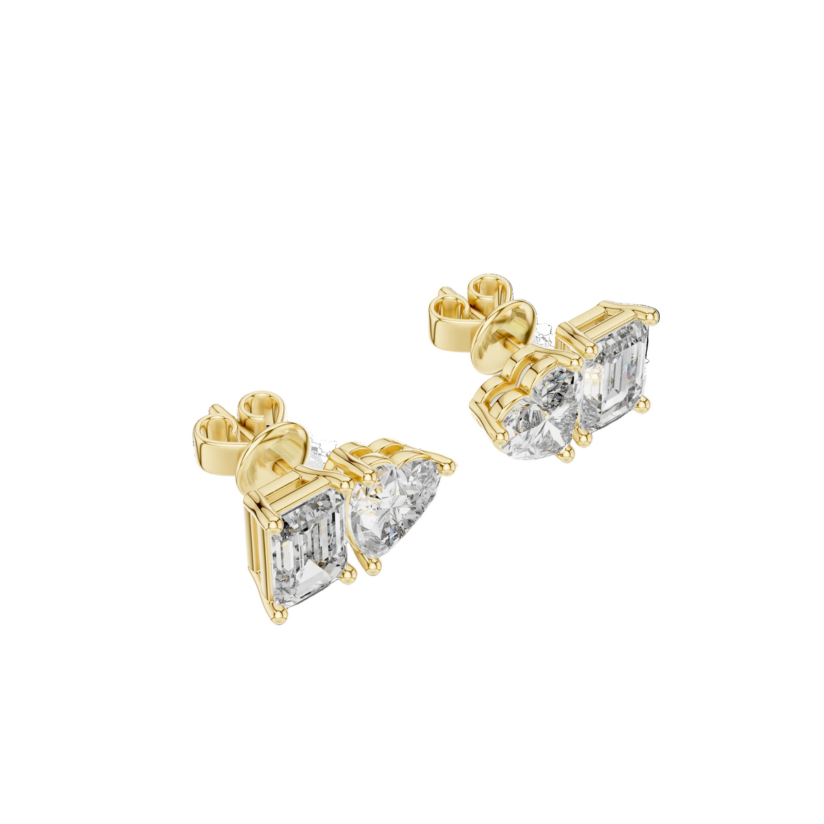 Prism Heart Studs
