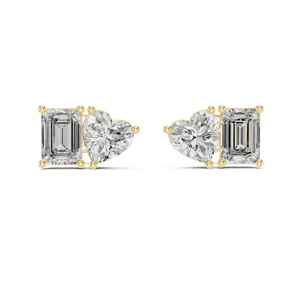 Prism Heart Studs