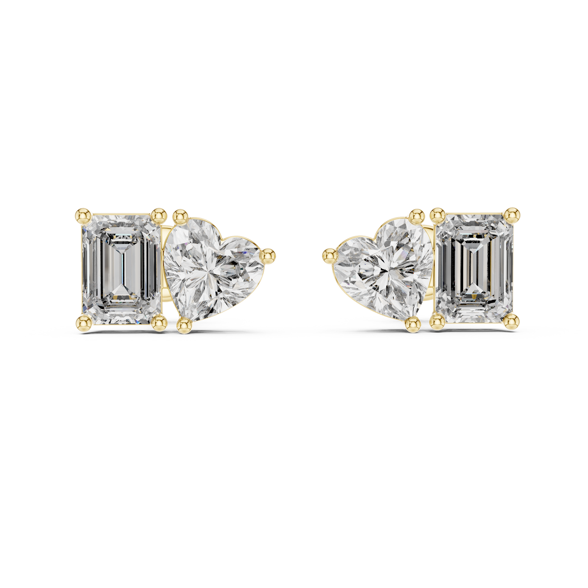 Prism Heart Studs