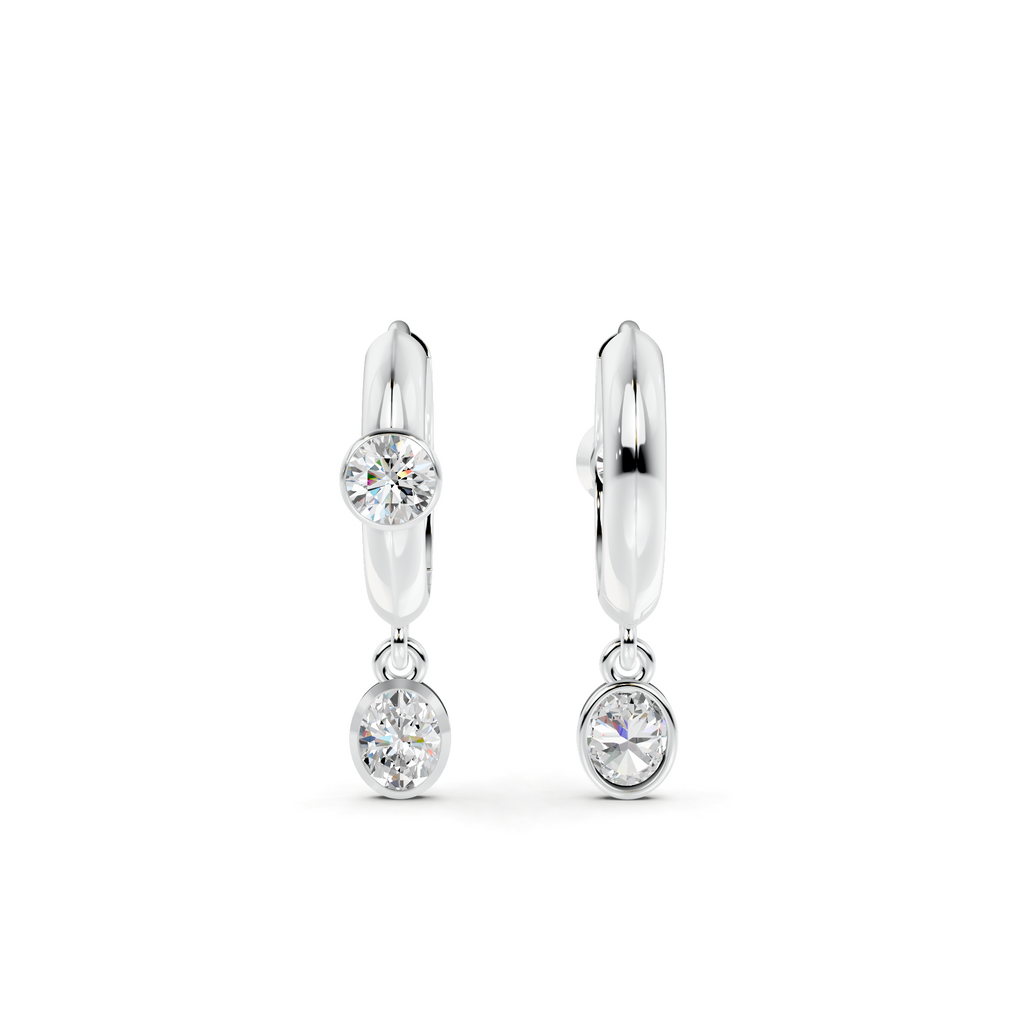 Diamond Huggie Earrings WSE244
