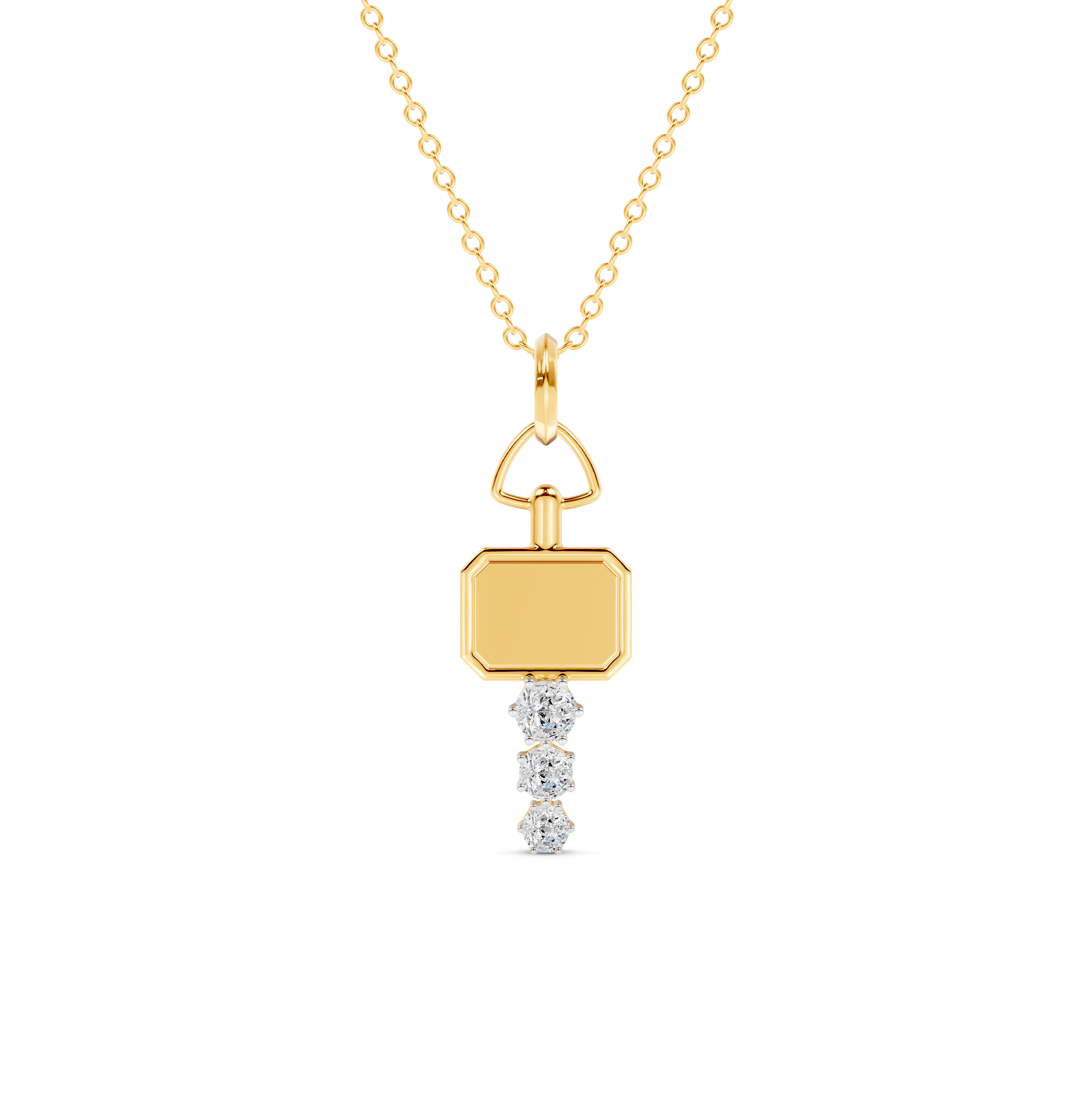 Trio Diamond Pendant | WSE56