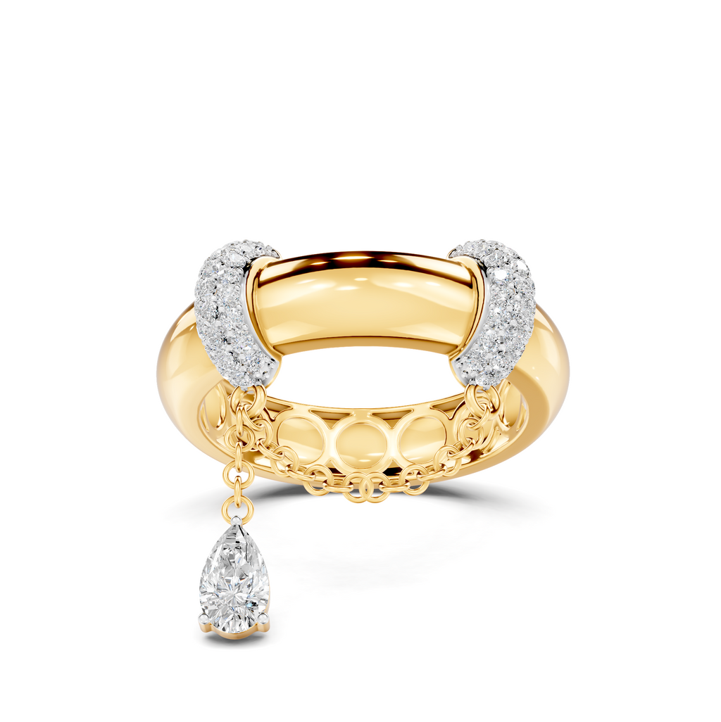 Crescent Diamond Ring | WSE99