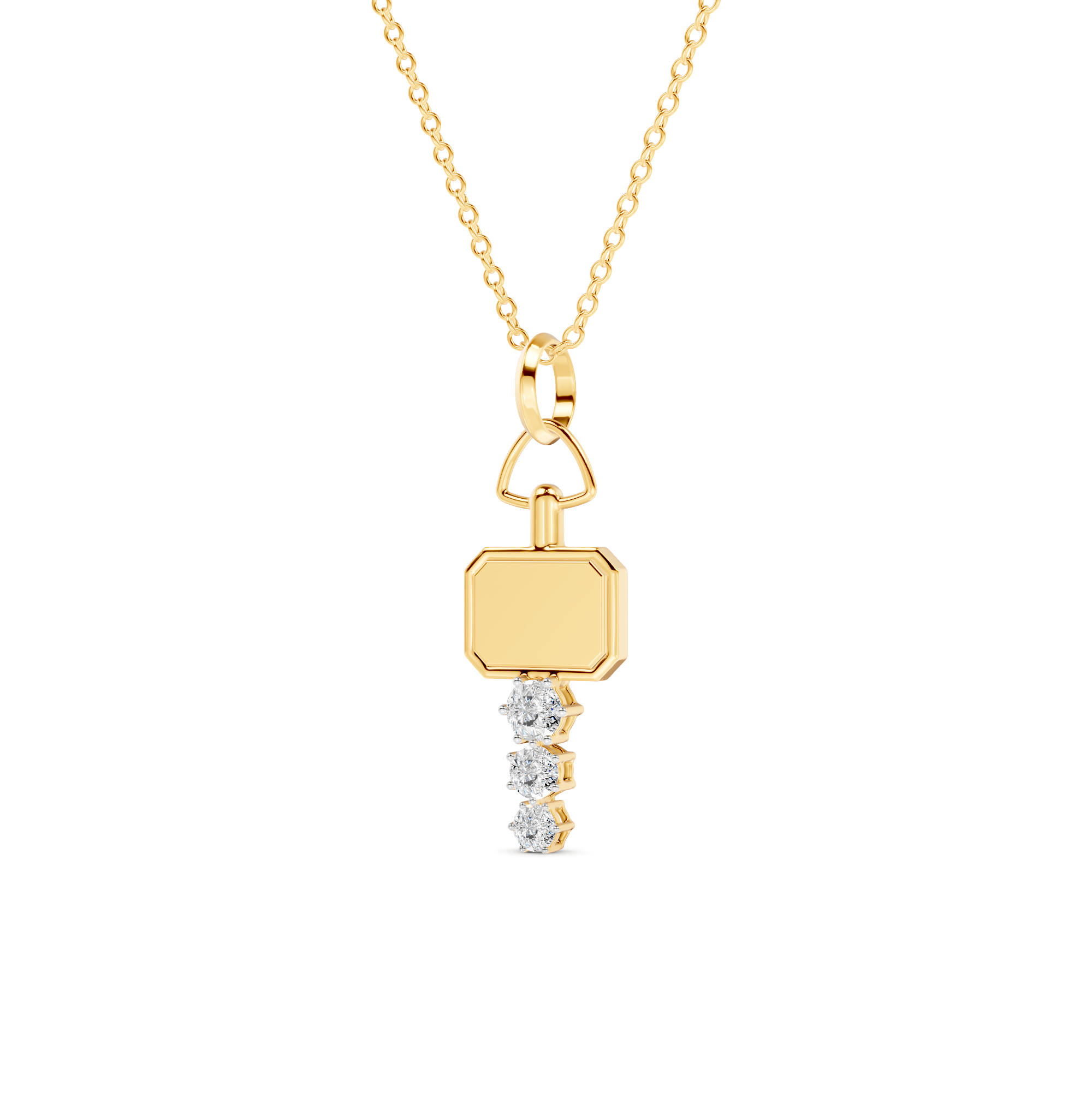 Trio Diamond Pendant | WSE56