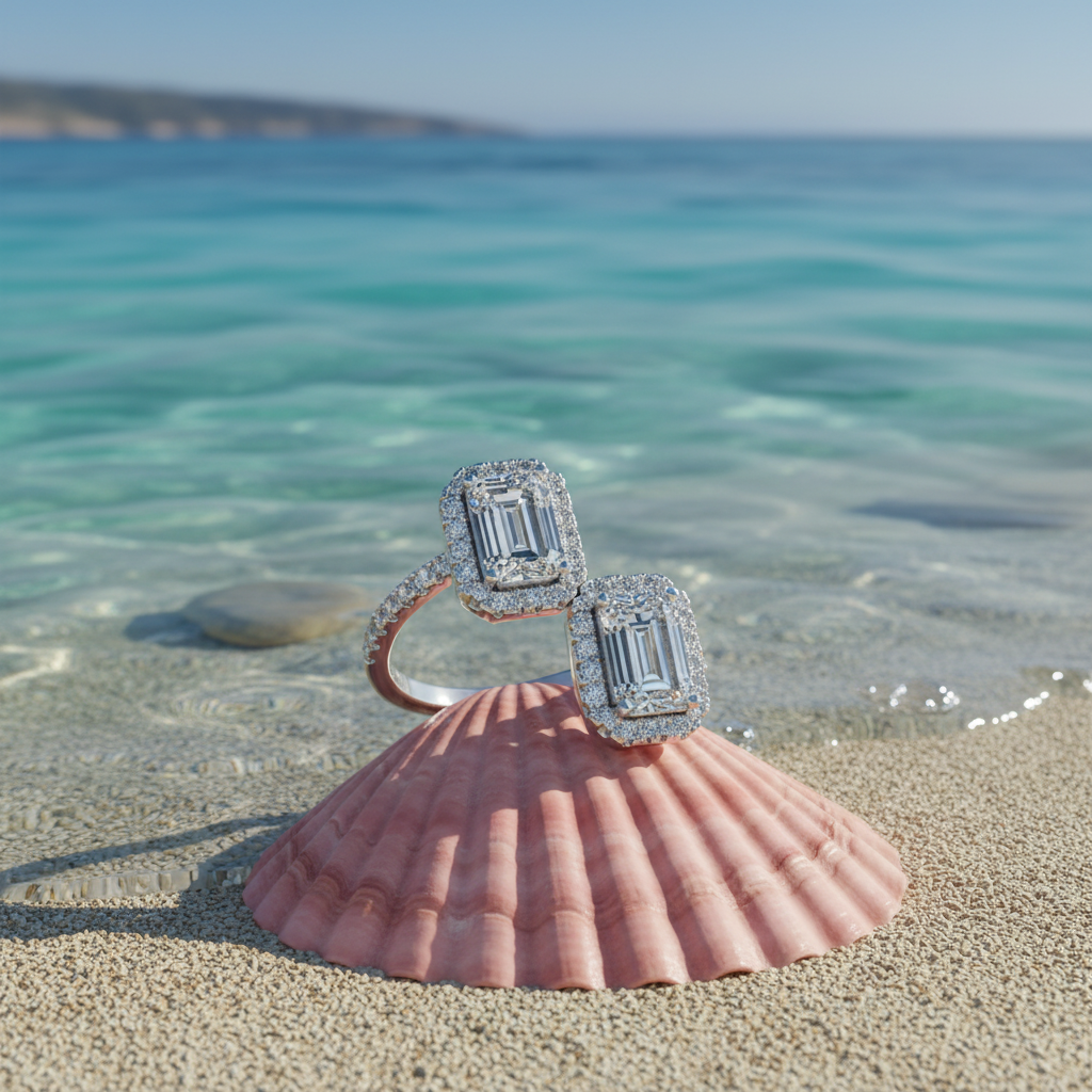 Ribbon Cocktail Ring