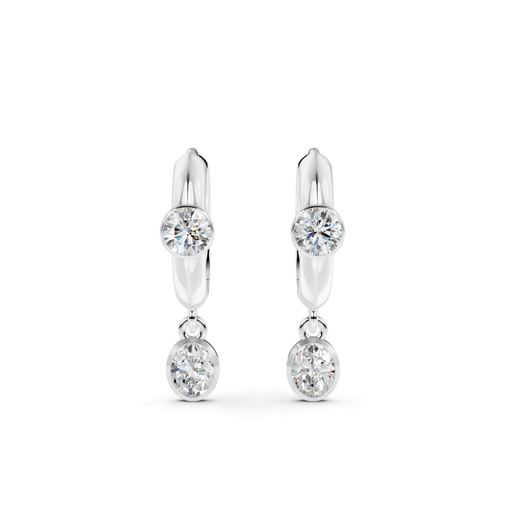 Diamond Huggie Earrings WSE244