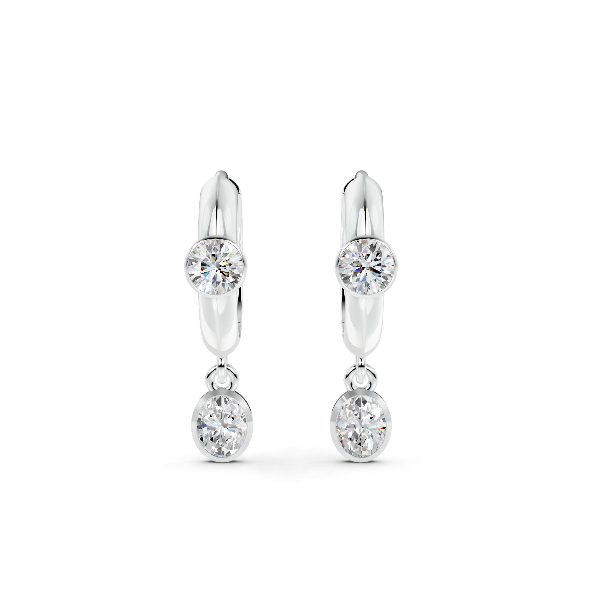 Diamond Huggie Earrings WSE244