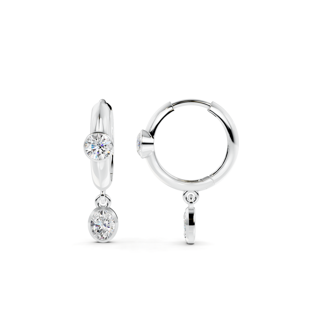 Diamond Huggie Earrings WSE244