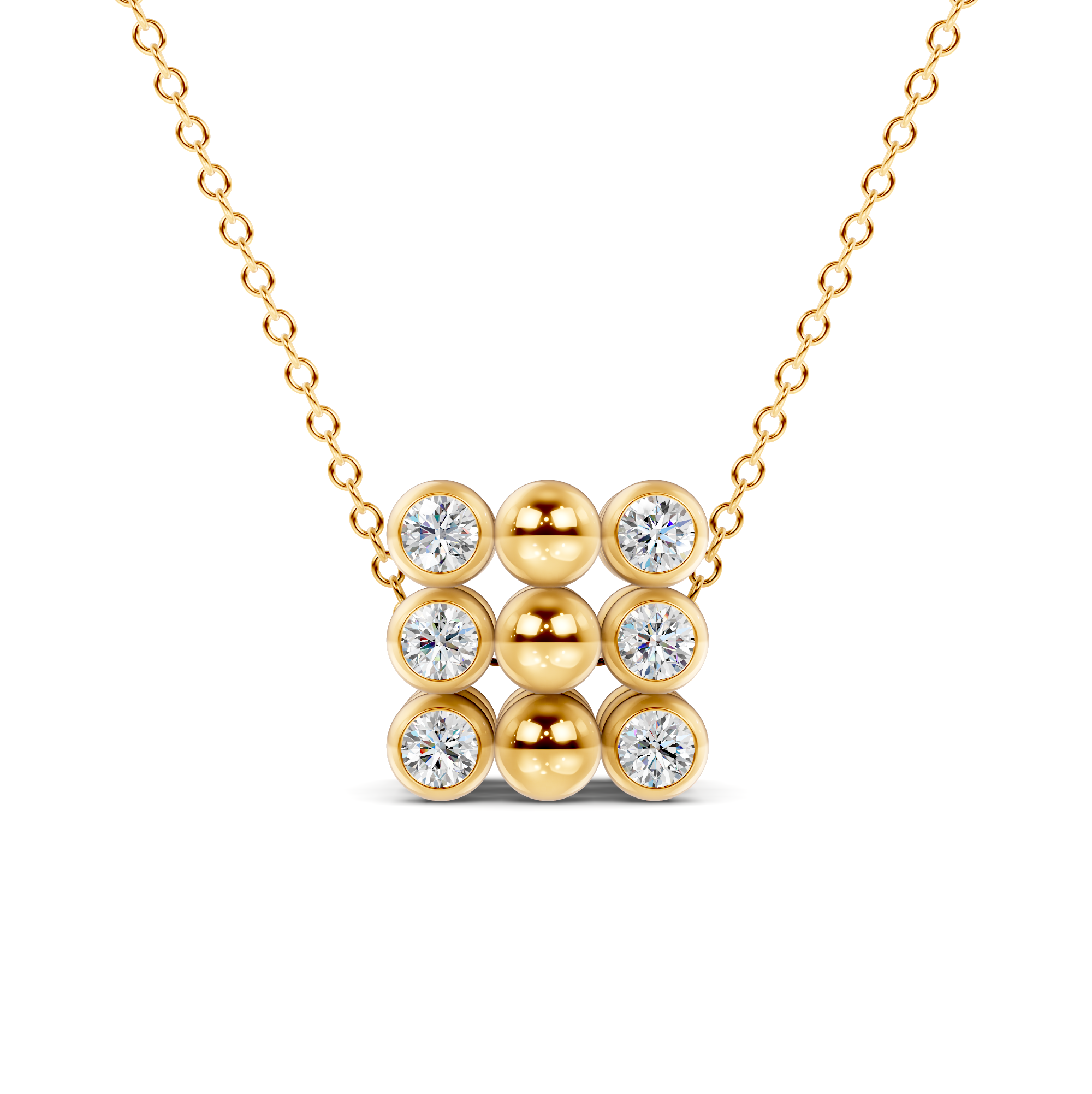 Radiant Diamond Pendant | WSE53
