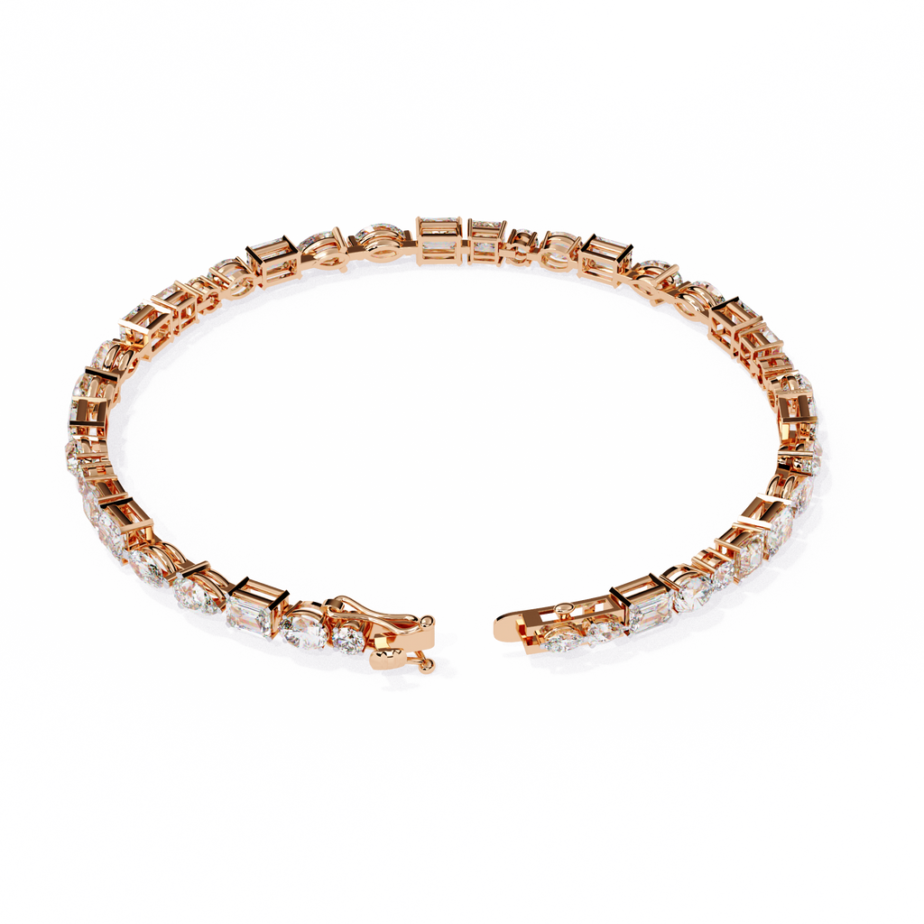 Lattice Tennis Bracelet