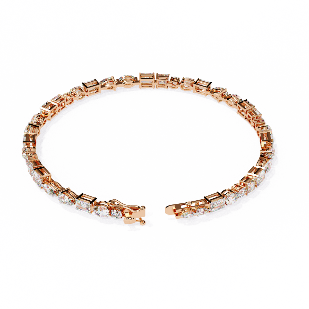 Lattice Tennis Bracelet