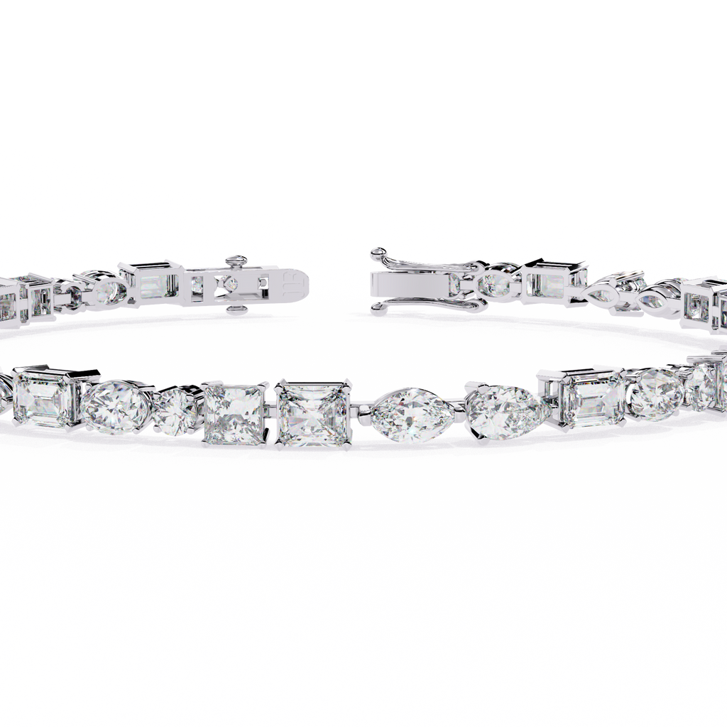 Lattice Tennis Bracelet