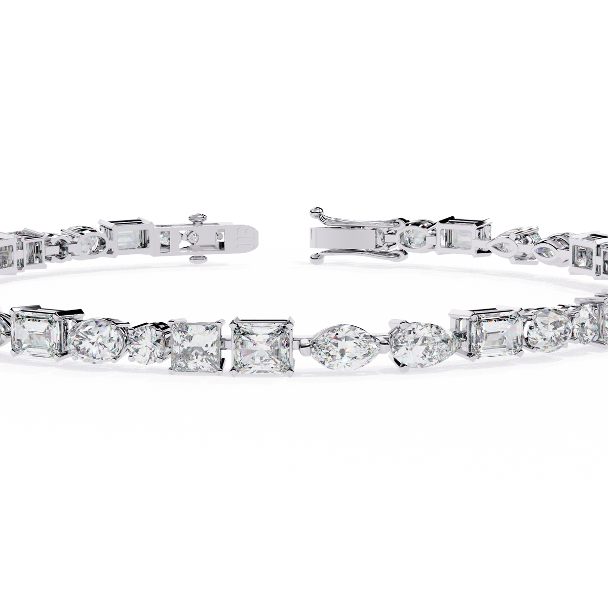 Lattice Tennis Bracelet
