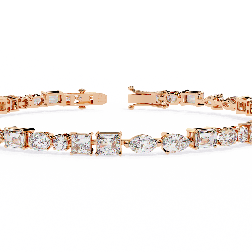 Lattice Tennis Bracelet