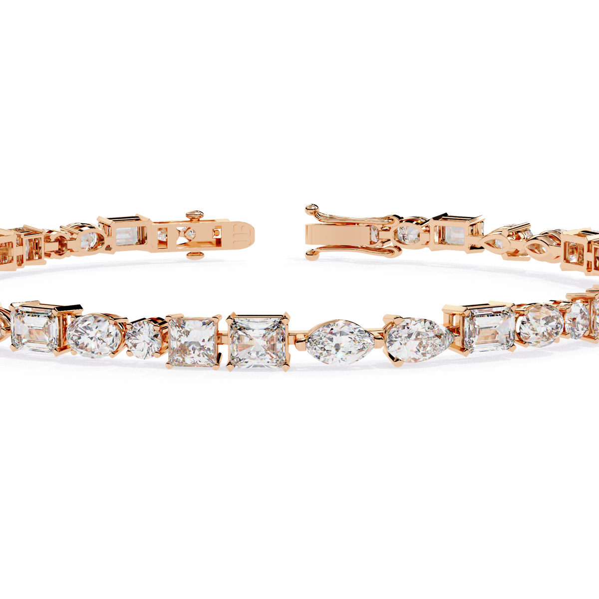 Lattice Tennis Bracelet