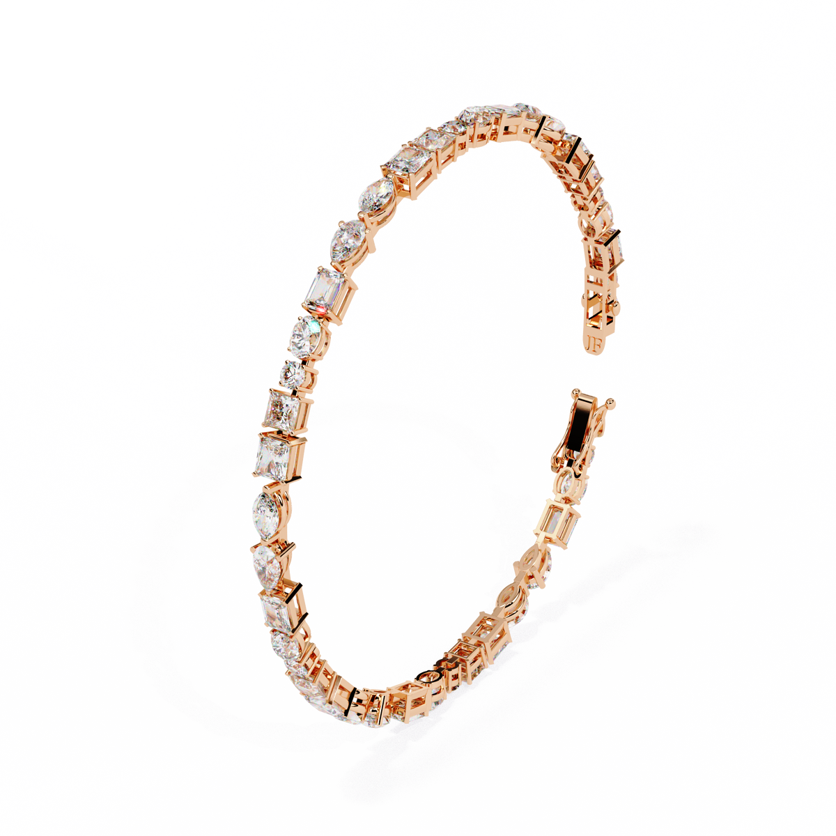 Lattice Tennis Bracelet