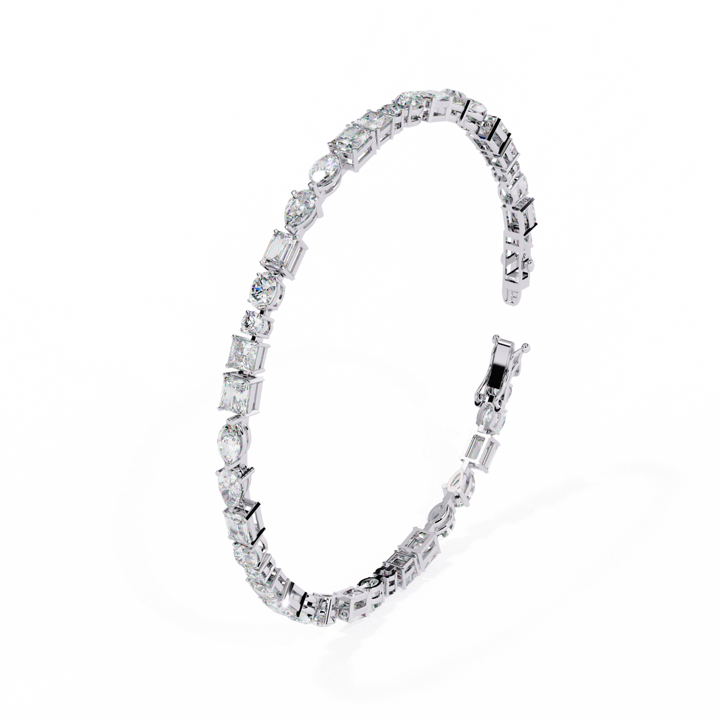 Lattice Tennis Bracelet