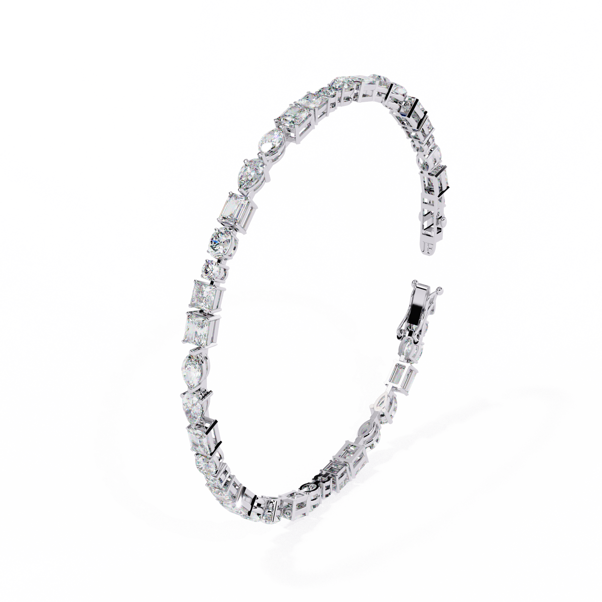 Lattice Tennis Bracelet