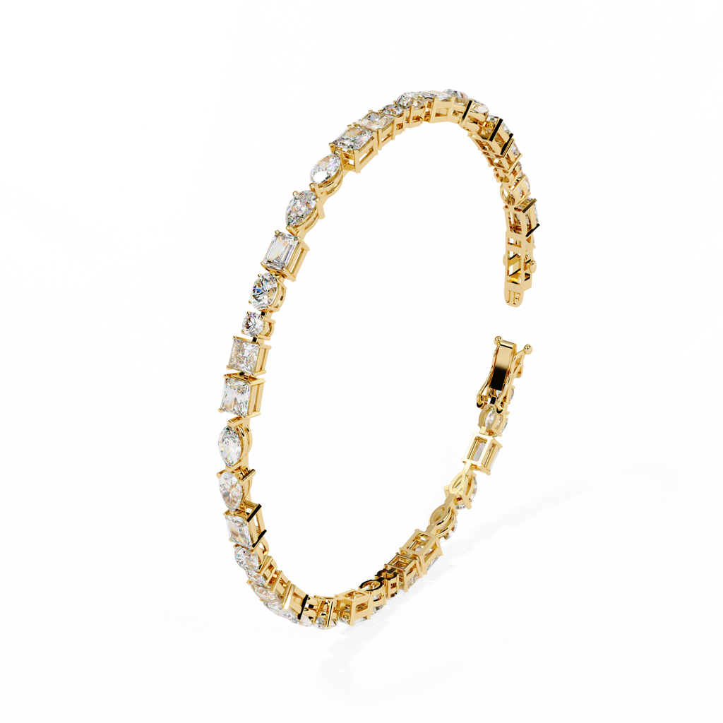 Lattice Tennis Bracelet