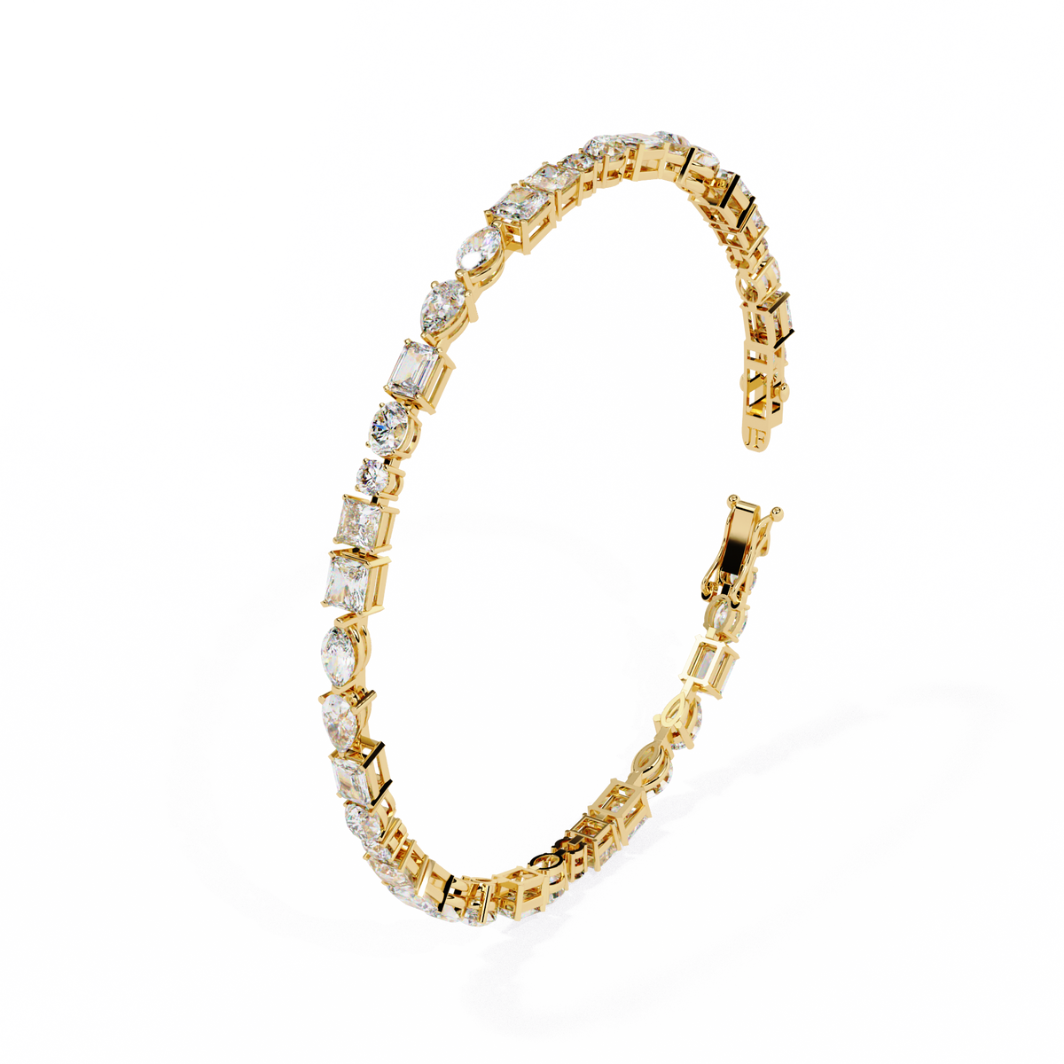 Lattice Tennis Bracelet