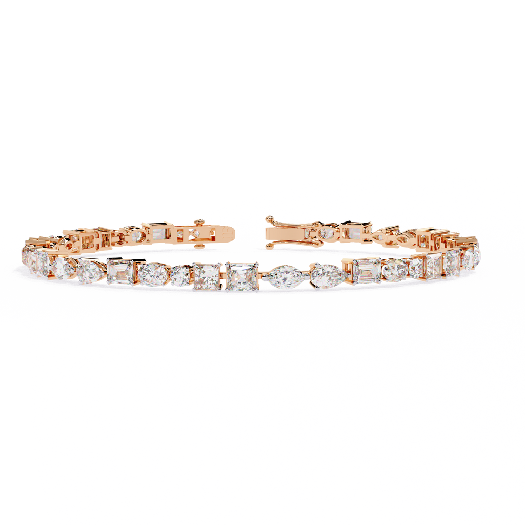 Lattice Tennis Bracelet