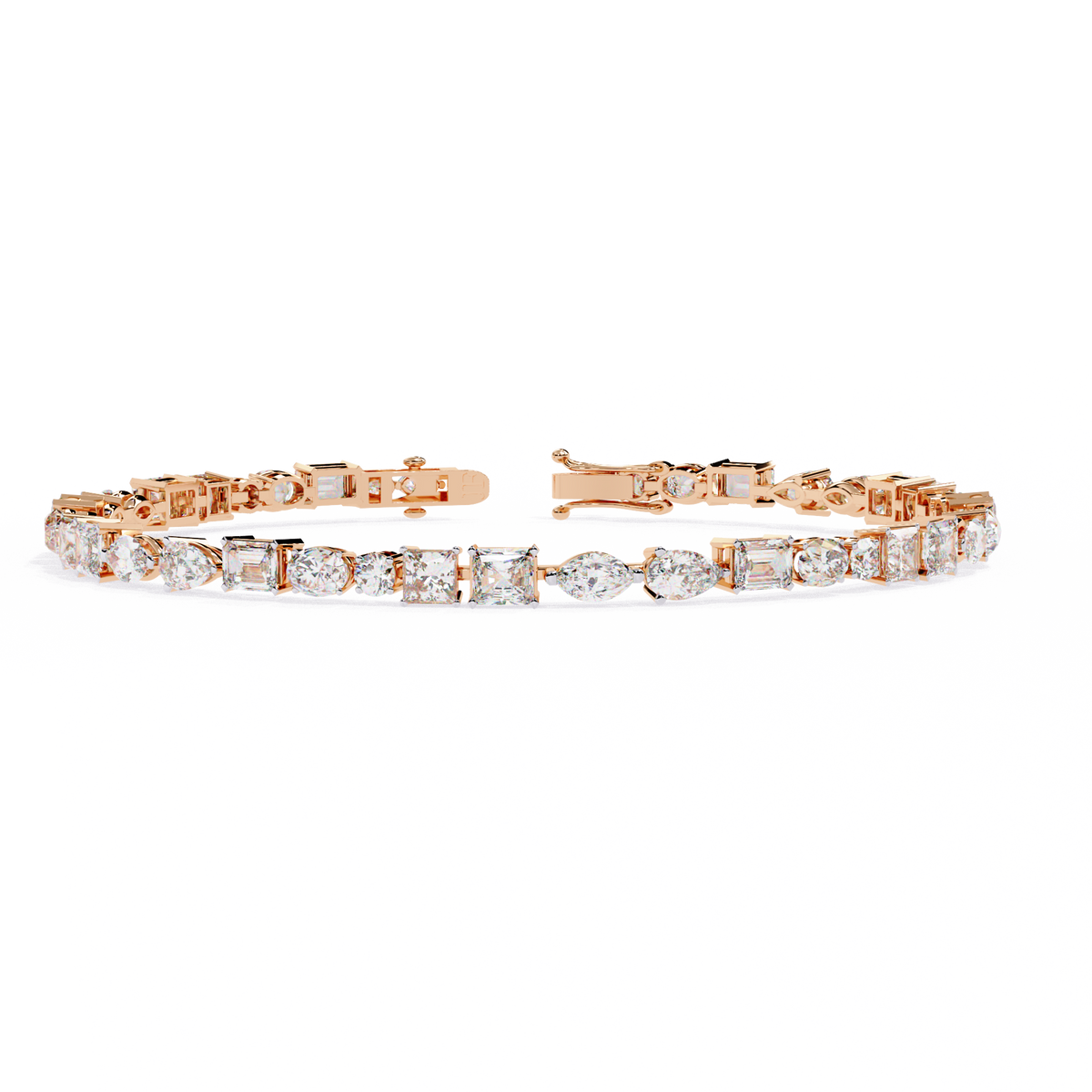Lattice Tennis Bracelet
